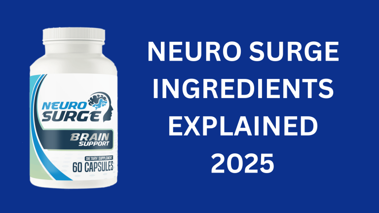 Neuro Surge Ingredients Explained