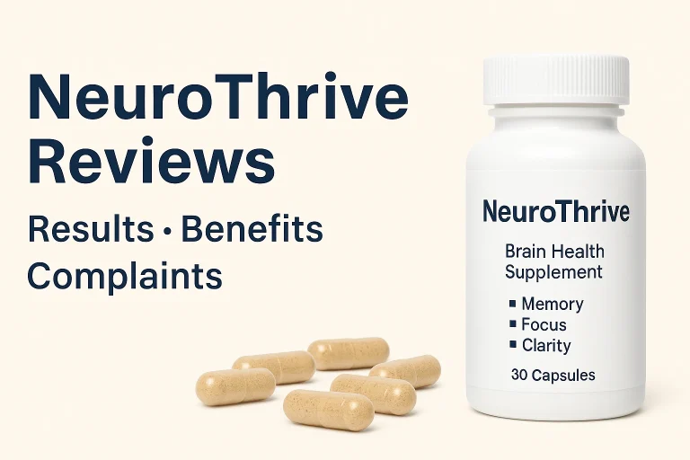 NeuroThrive Reviews 2025 brain supplement 30 capsules bottle image cognitive health support