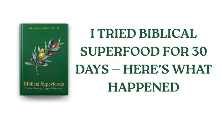 Bibical SuperFood Review After 30 Days