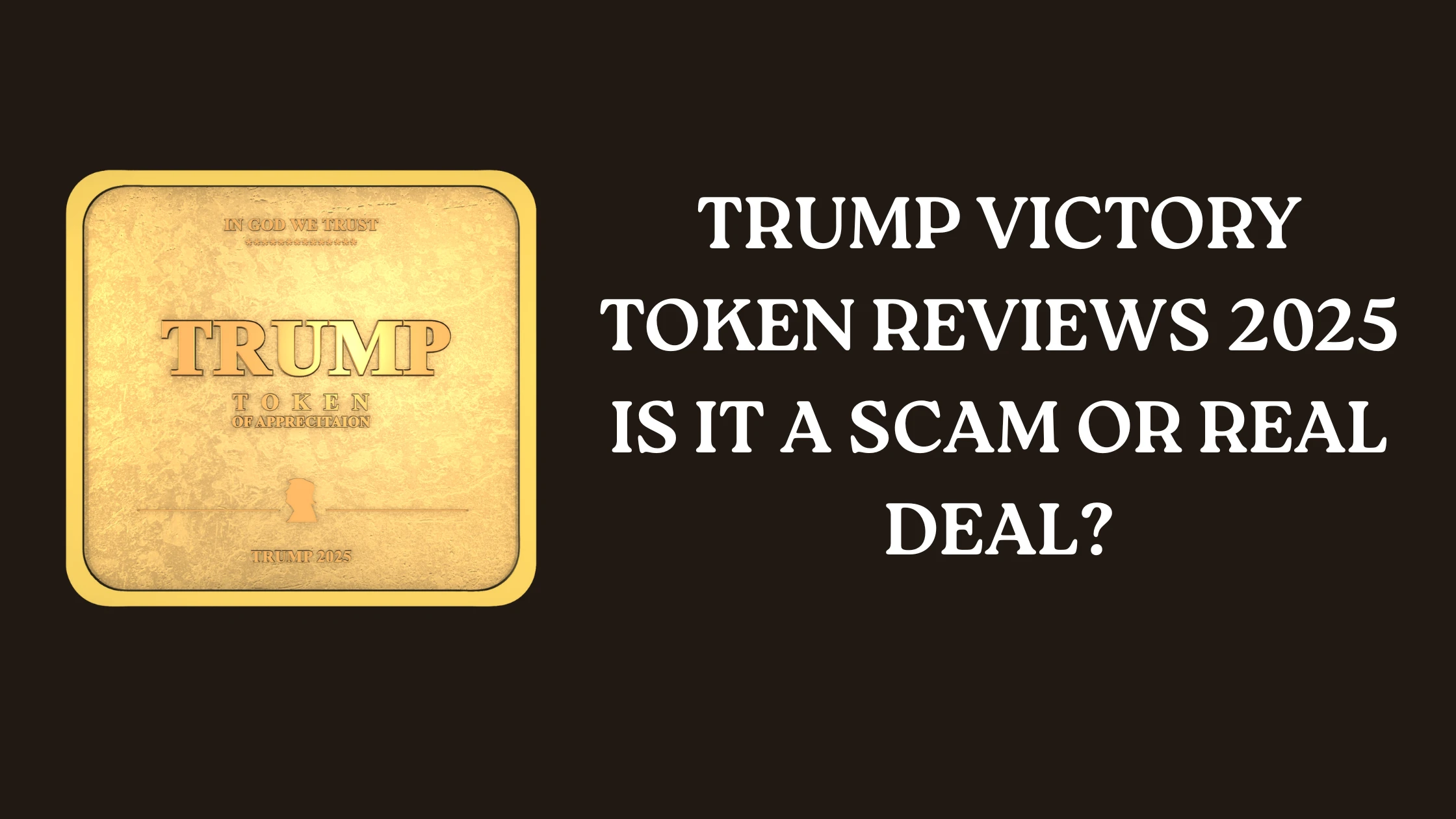 Trump Victory Token Reviews