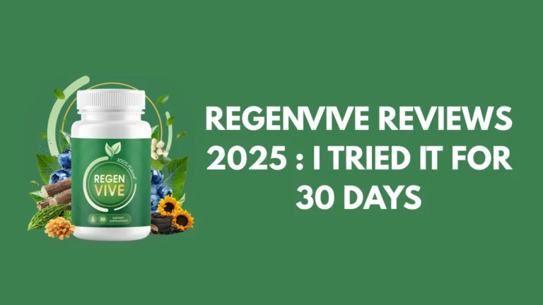 RegenVive Review: I Tried It for 30 Days and the Results Shocked Me