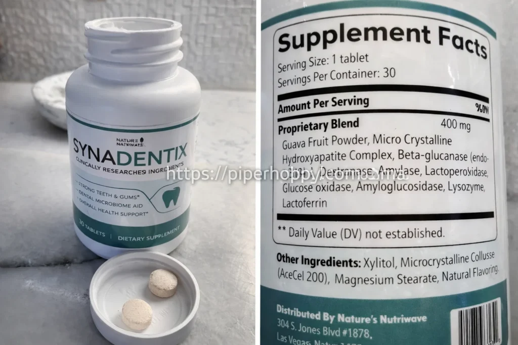 Synadentix Ingredients details