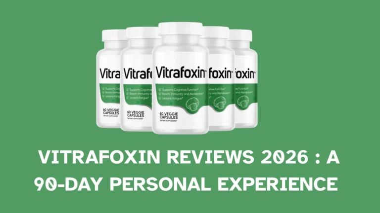 Vitrafoxin Reviews: A 90-Day Personal Experience