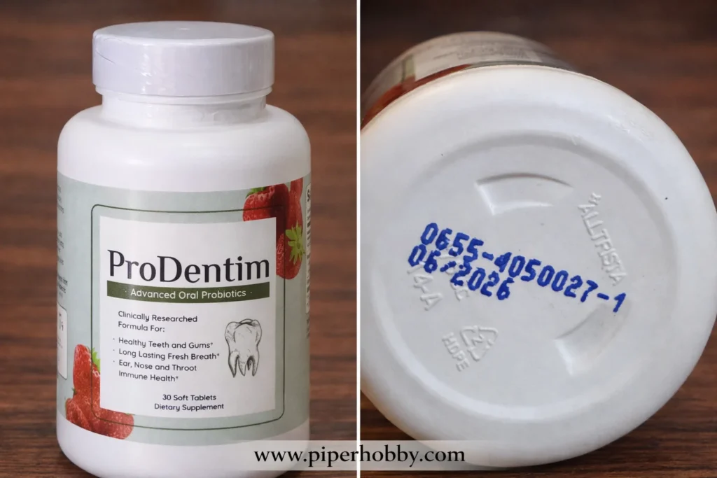 Real prodentim bottle 