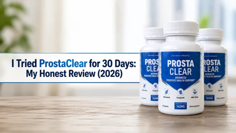 I Tried ProstaClear for 30 Days: My Honest Review (2026)