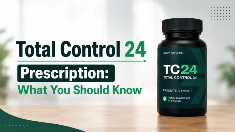 Total Control 24 Prescription: What You Should Know